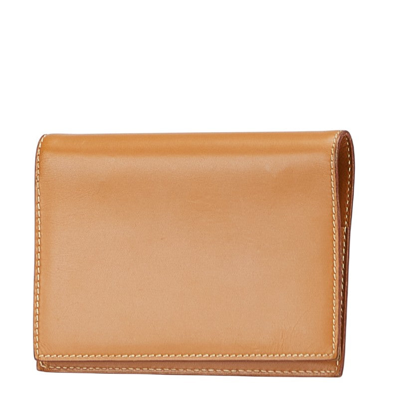 エルメス アジェンダGM 手帳カバー ゴールド ブラウン ボックスカーフ レディース HERMES 【中古】