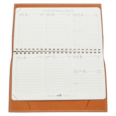 エルメス アジェンダ ヴィジョン 手帳カバー ブラウン シェーブル レディース HERMES 【中古】