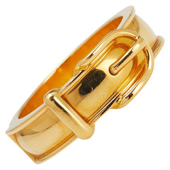 エルメス ブックルセリエ ベルトモチーフ スカーフリング ゴールド メッキ レディース HERMES 【中古】