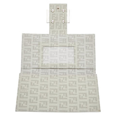 フェンディ ズッキーノ 長財布 8M0032 ホワイト PVC レディース FENDI 【中古】
