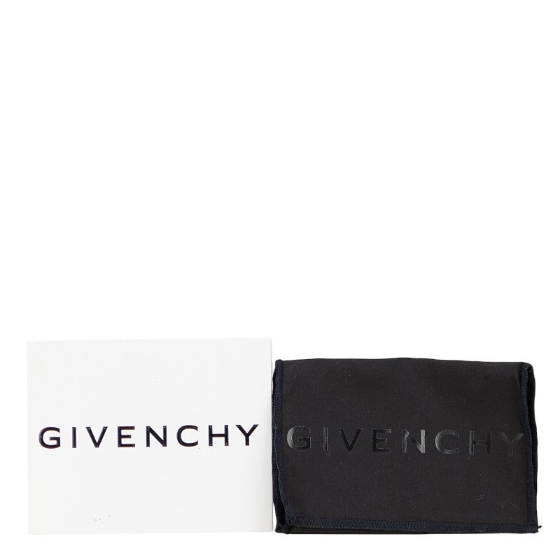 ジバンシー カードケース パスケース ブラック レザー レディース Givenchy 【中古】