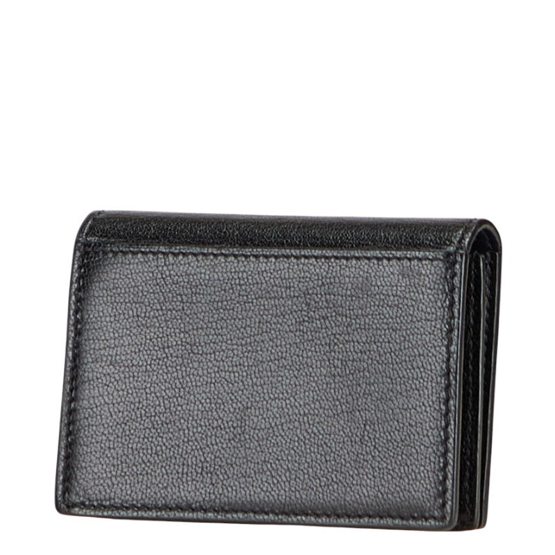 ジバンシー カードケース パスケース ブラック レザー レディース Givenchy 【中古】