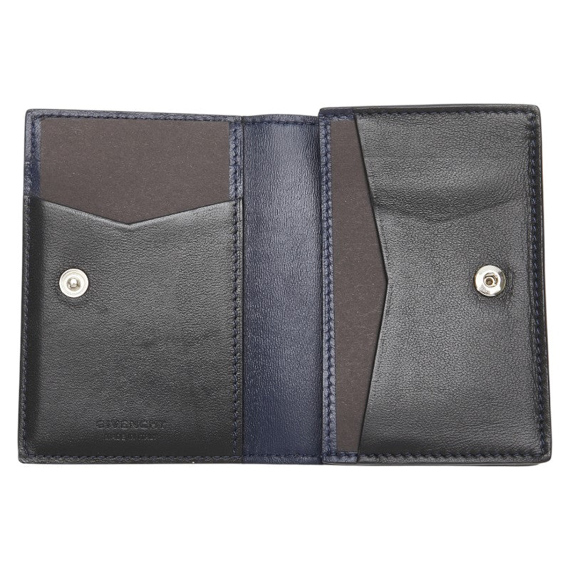 ジバンシー カードケース パスケース ブラック レザー レディース Givenchy 【中古】