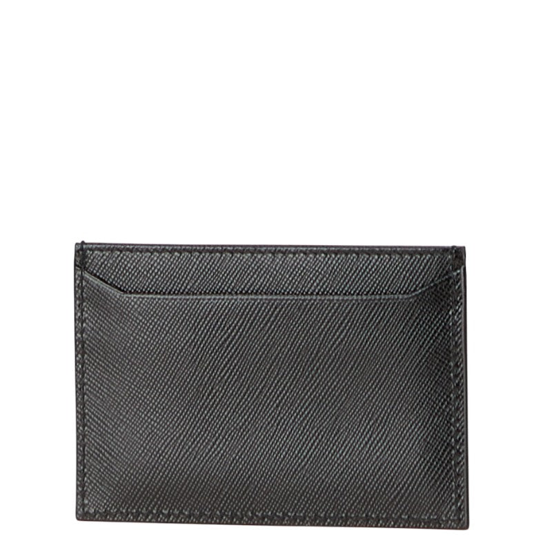 プラダ カードケース ブラック サフィアーノレザー レディース PRADA 【中古】