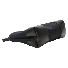 グッチ GGキャンバス ポーチ 小物入れ 039 1114 ブラック キャンバス レザー レディース GUCCI 【中古】