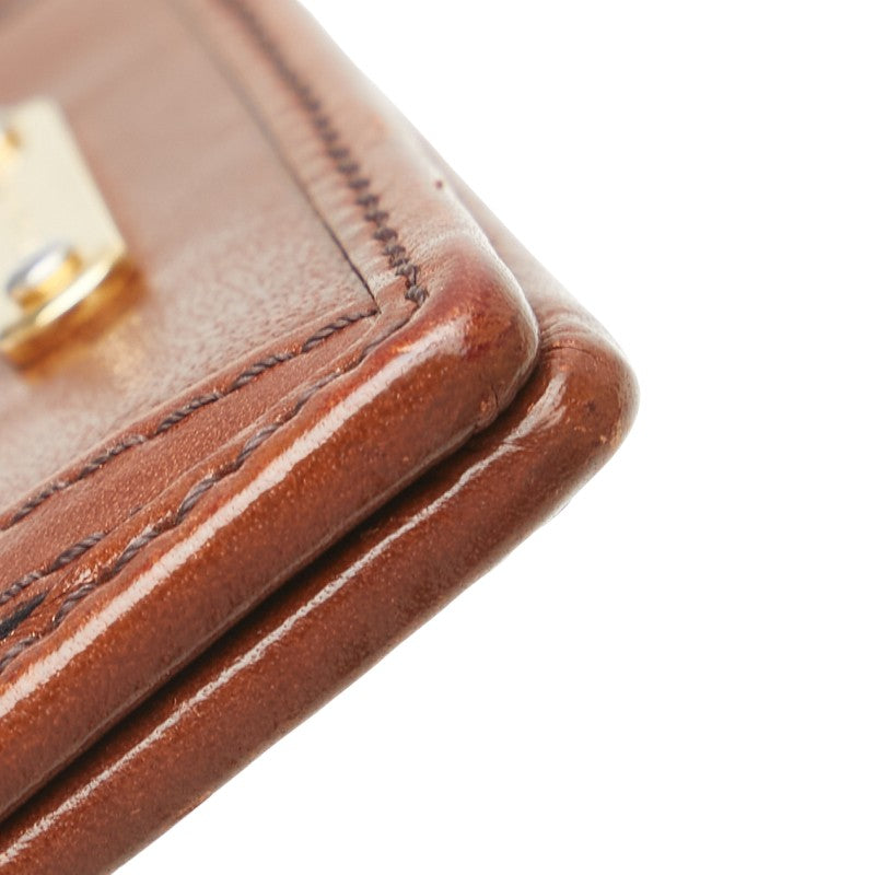 バーバリー ノバチェック パスケース カードケース ベージュ マルチカラー キャンバス レザー レディース BURBERRY 【中古】