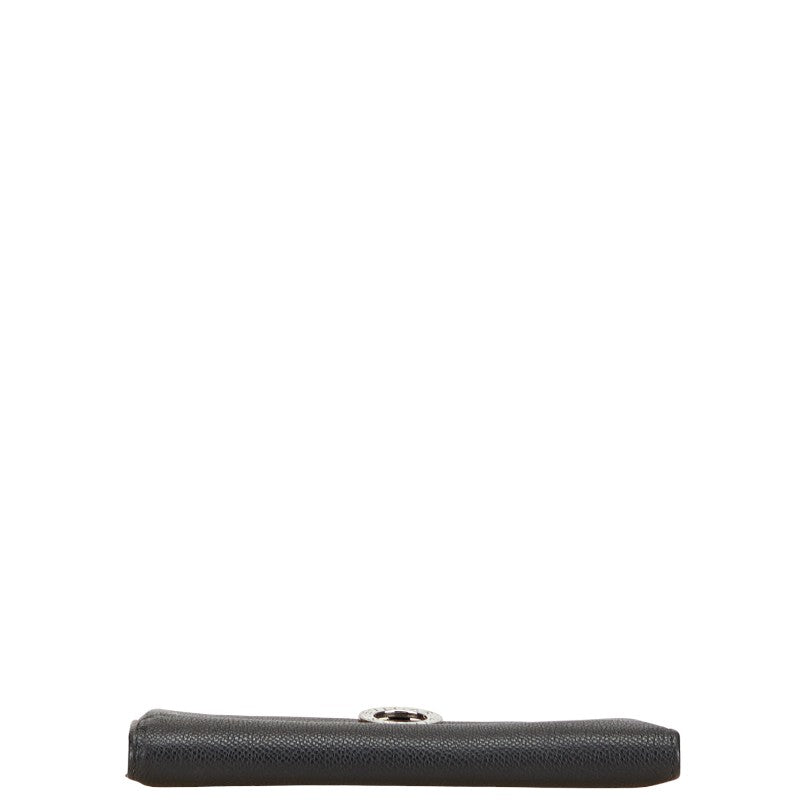 ブルガリ ブルガリブルガリ 長財布 ブラック レザー レディース BVLGARI 【中古】
