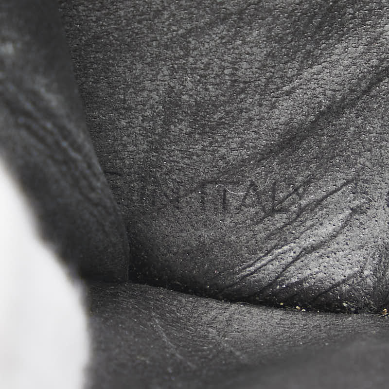 バレンシアガ ロゴ 三つ折り財布 グリーン レザー レディース BALENCIAGA 【中古】