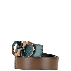 サルヴァトーレフェラガモ ガンチーニ リバーシブル ベルト マルチカラー レザー レディース Salvatore Ferragamo 【中古】