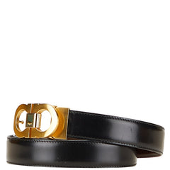 サルヴァトーレフェラガモ ガンチーニ リバーシブル ベルト ブラック ブラウン レザー メンズ Salvatore Ferragamo 【中古】