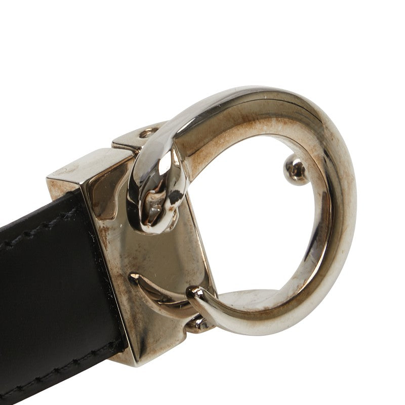 カルティエ パンテール リバーシブル ベルト ブラック ブラウン レザー レディース CARTIER 【中古】