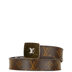 ルイ ヴィトン モノグラム ベルト サイズ：100 40 M6887W ブラウン レザー メンズ LOUIS VUITTON 【中古】