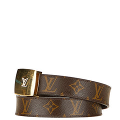 ルイ ヴィトン モノグラム ベルト サイズ：100 40 M6887W ブラウン レザー メンズ LOUIS VUITTON 【中古】