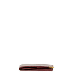 カルティエ マストライン 札入れ ワインレッド ゴールド レザー レディース CARTIER 【中古】