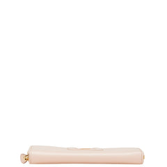 サルヴァトーレフェラガモ ガンチーニ ロゴプレート 長財布 ラウンドファスナー ピンク レザー レディース Salvatore Ferragamo 【中古】