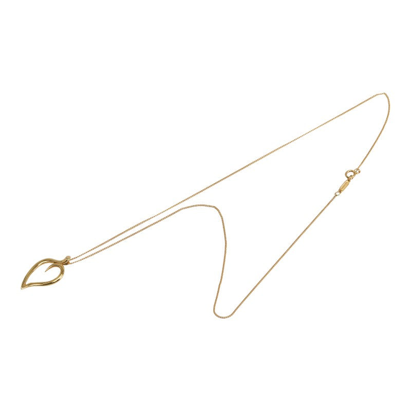 ティファニー リーフハート ネックレス K18YG イエローゴールド レディース TIFFANY&Co. 【中古】