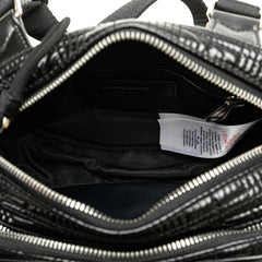 バーバリー ホースフェリー クロスボディバッグ ブラック コーティングキャンバス メンズ BURBERRY 【中古】