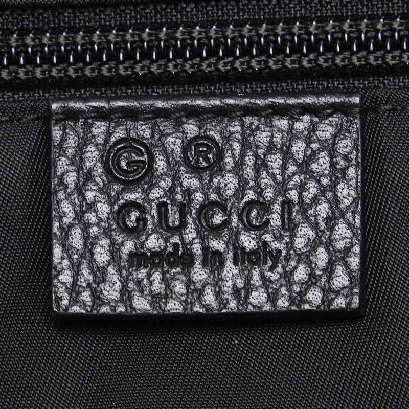 グッチ GGナイロン トートバッグ ショルダーバッグ 2WAY 510332 ブラック ナイロン レザー レディース GUCCI 【中古】