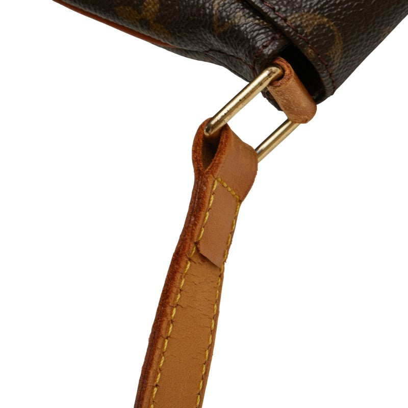 ルイ ヴィトン モノグラム ミュゼット ショルダーバッグ M51256 ブラウン PVC レザー レディース LOUIS VUITTON 【中古】