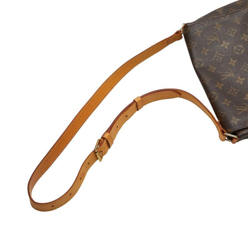 ルイ ヴィトン モノグラム ミュゼット ショルダーバッグ M51256 ブラウン PVC レザー レディース LOUIS VUITTON 【中古】