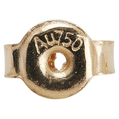 K18YG イエローゴールド ドロップ 雫 スタッドピアス レディース 【中古】