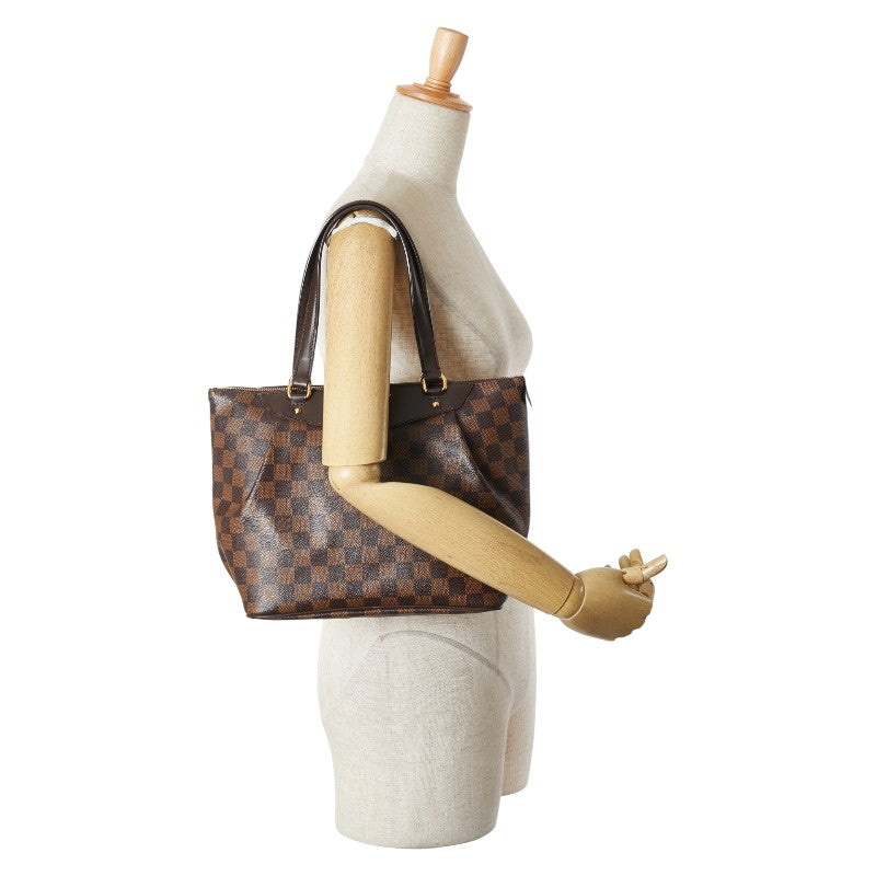 ルイ ヴィトン ダミエ ウェストミンスターPM ハンドバッグ N41102 ブラウン PVC レザー レディース LOUIS VUITTON 【中古】