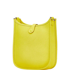 エルメス エヴリンTPM ショルダーバッグ ライム シルバー金具 トリヨンクレマンス レディース HERMES 【中古】