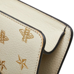 グッチ シルヴィ 星 スター 蜂 ビー ハンドバッグ ショルダーバッグ 2WAY 470270 アイボリー レザー レディース GUCCI 【中古】