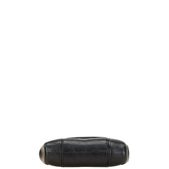サンローラン リザード型押し ショルダーバッグ ブラック レザー レディース SAINT LAURENT 【中古】
