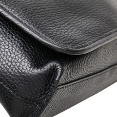 バーバリー ノバチェック シャドーホース ショルダーバッグ ブラック マルチカラー PVC レザー レディース BURBERRY 【中古】