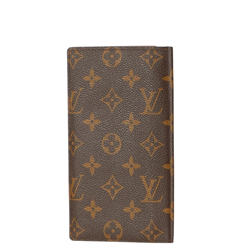 ルイ ヴィトン モノグラム ポルトフォイユ コロンブス 長財布 M60252 ブラウン PVC レディース LOUIS VUITTON 【中古】