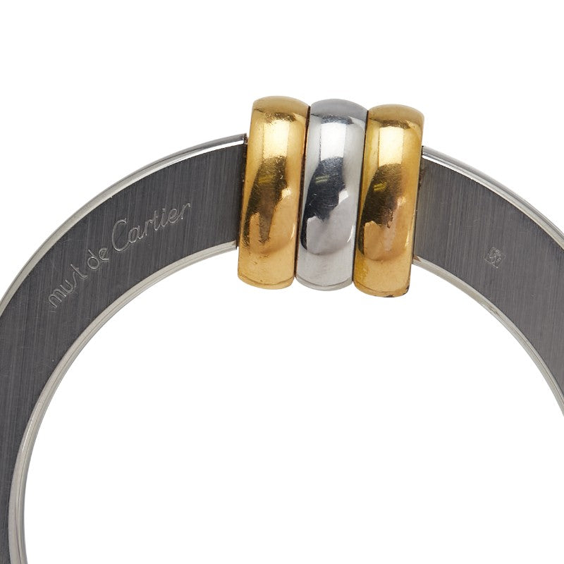 カルティエ マスト ドゥ カルティエ トリニティ マネークリップ シルバー ゴールド メタル メンズ CARTIER 【中古】
