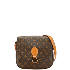 ルイ ヴィトン モノグラム サンクルー24 ショルダーバッグ M51242 ブラウン PVC レザー レディース LOUIS VUITTON 【中古】