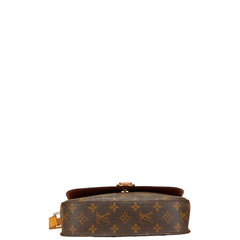 ルイ ヴィトン モノグラム サンクルー24 ショルダーバッグ M51242 ブラウン PVC レザー レディース LOUIS VUITTON 【中古】