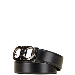 サルヴァトーレフェラガモ ガンチーニ リバーシブル ベルト ブラック ブラウン レザー メンズ Salvatore Ferragamo 【中古】