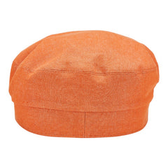 エルメス カブール クリケティス キャスケット サイズ：58 オレンジ コットン ポリウレタン レディース HERMES 【中古】