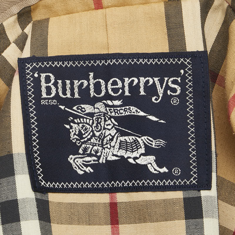 バーバリー ステンカラーコート サイズ：160 ベージュ ポリエステル コットン レディース BURBERRY 【中古】