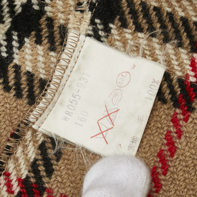 バーバリー ステンカラーコート サイズ：160 ベージュ ポリエステル コットン レディース BURBERRY 【中古】