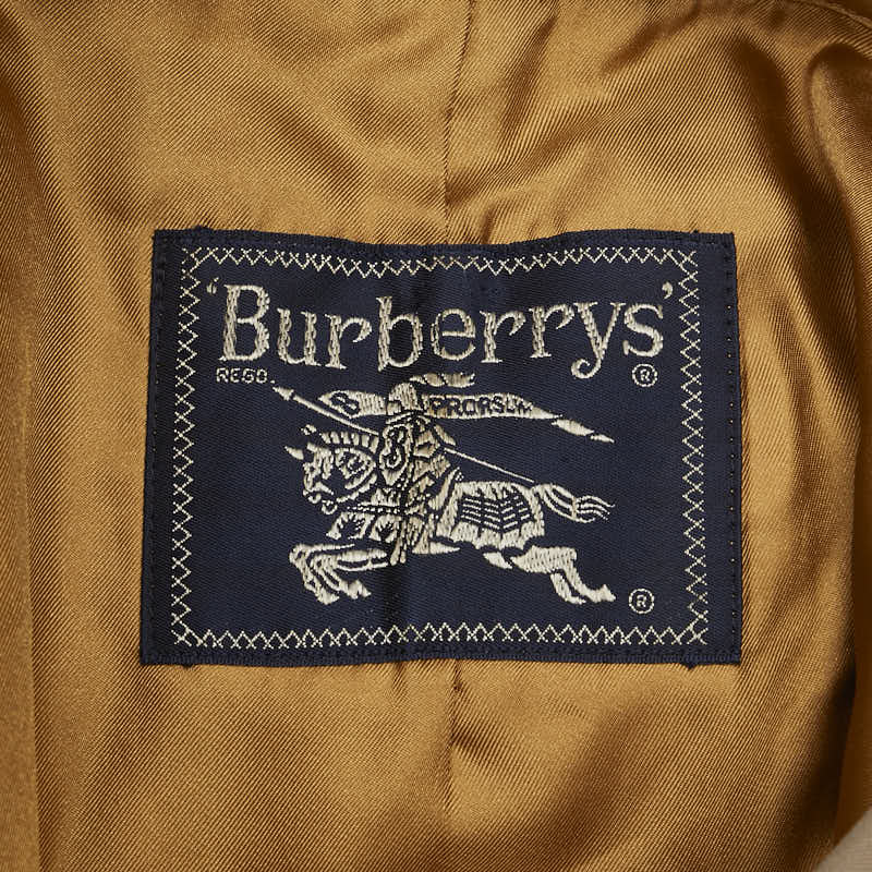 バーバリー ステンカラーコート サイズ：160 ベージュ ポリエステル コットン レディース BURBERRY 【中古】
