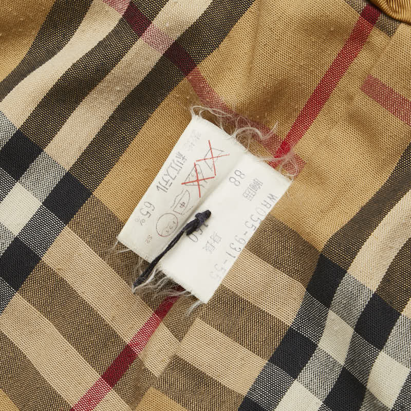 バーバリー ステンカラーコート サイズ：160 ベージュ ポリエステル コットン レディース BURBERRY 【中古】