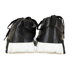 エルメス バウンシング スニーカー サイズ：41 ブラック ホワイト レザー スウェード メンズ HERMES 【中古】