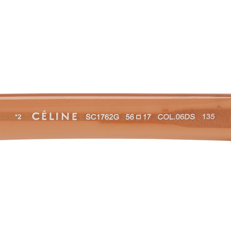 セリーヌ サングラス オーバル グラデーションレンズ SC1762G ピンクベージュ プラスチック レディース CELINE 【中古】