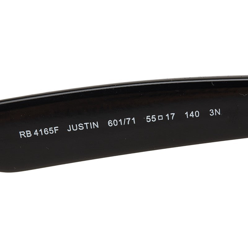 レイバン ジャスティン サングラス RB4165F ブラック プラスチック メンズ Ray-Ban 【中古】