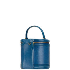 ルイ ヴィトン エピ カンヌ バニティバッグ M48035 トレドブルー レザー レディース LOUIS VUITTON 【中古】