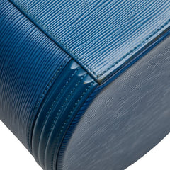 ルイ ヴィトン エピ カンヌ バニティバッグ M48035 トレドブルー レザー レディース LOUIS VUITTON 【中古】
