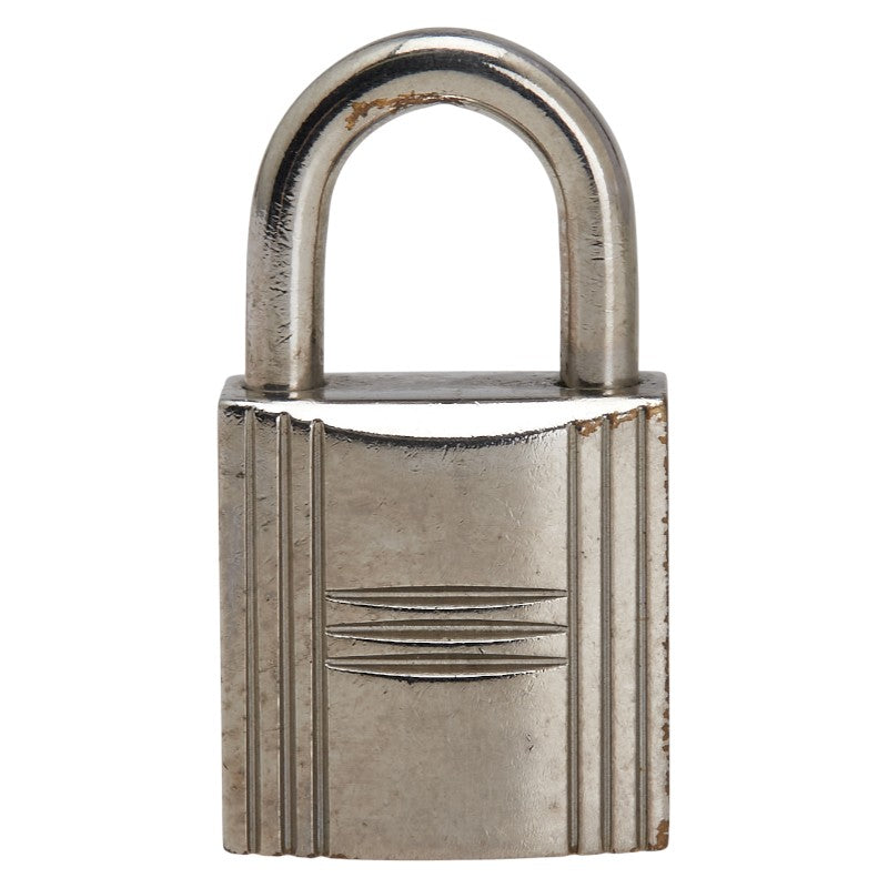 エルメス カデナ 南京錠 シルバー メタル レディース HERMES 【中古】