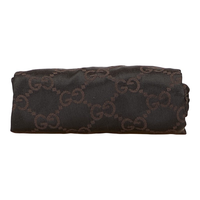 グッチ GGキャンバス トートバッグ 73983 ブラウン キャンバス レザー レディース GUCCI 【中古】