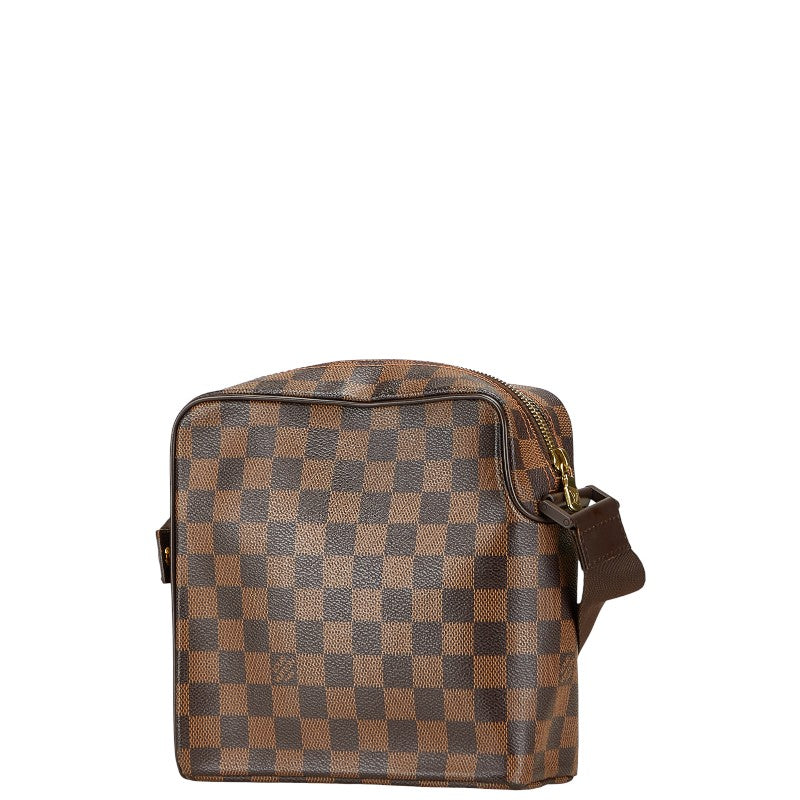 ルイ ヴィトン ダミエ オラフPM ショルダーバッグ N41442 ブラウン PVC レザー レディース LOUIS VUITTON 【中古】