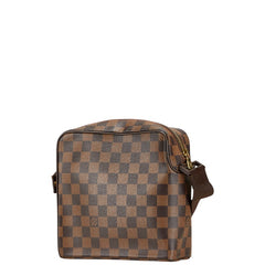 ルイ ヴィトン ダミエ オラフPM ショルダーバッグ N41442 ブラウン PVC レザー レディース LOUIS VUITTON 【中古】