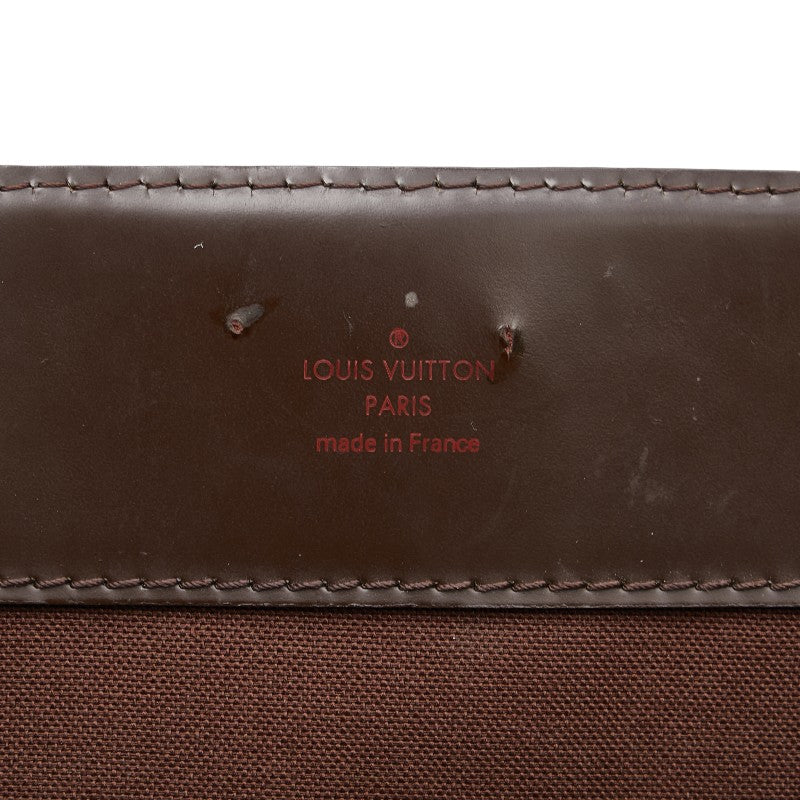 ルイ ヴィトン ダミエ ブロードウェイ ハンドバッグ ショルダーバッグ N42270 ブラウン PVC レザー メンズ LOUIS VUITTON 【中古】